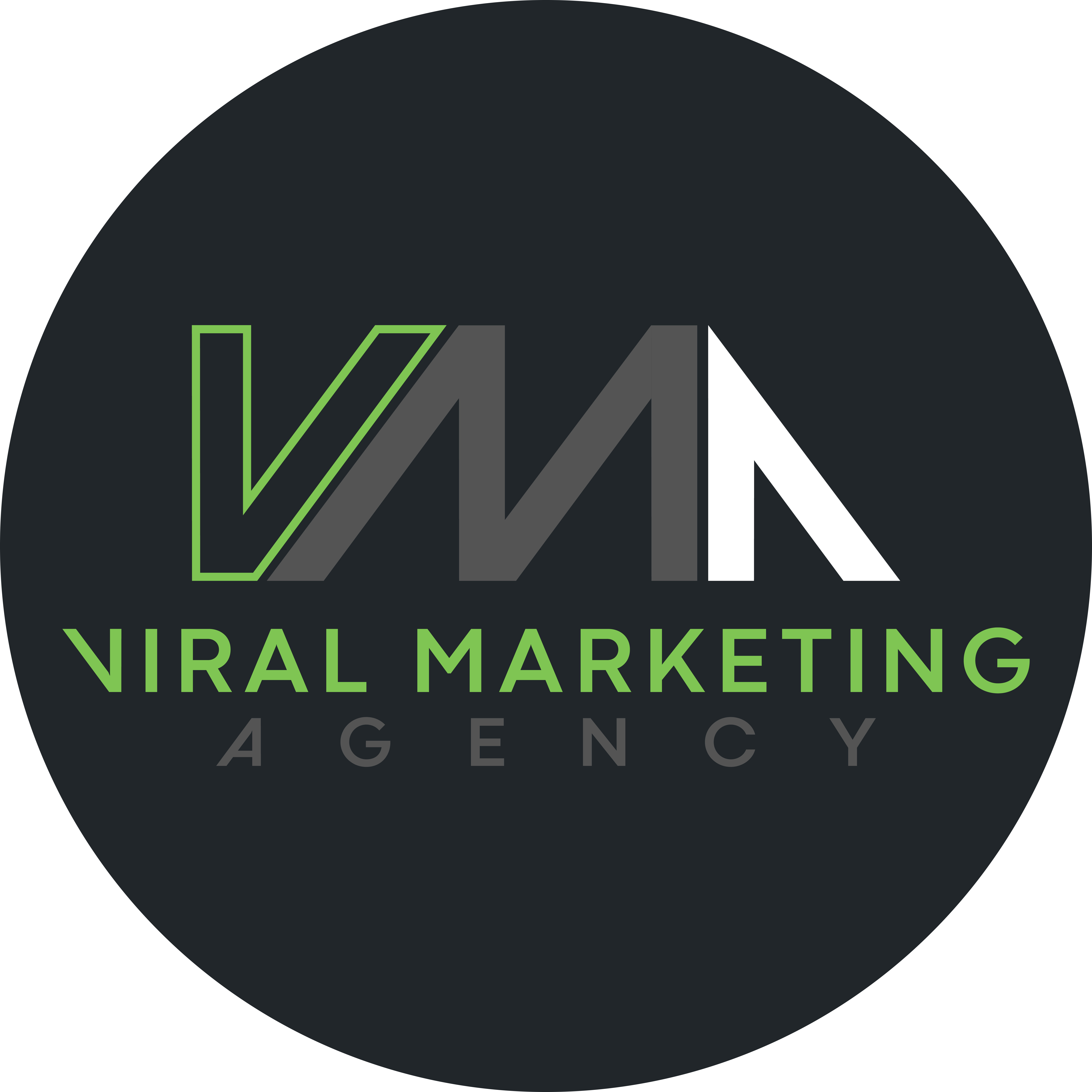 Viral Marketing Agency logo circle